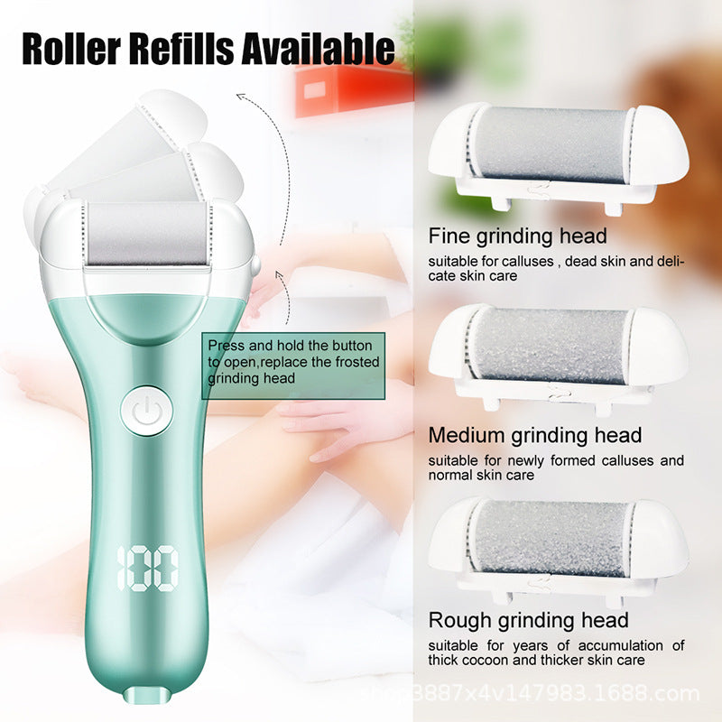 Charged Electric Foot File For Heels Grinding Pedicure Tools Professional Foot Care Tool Dead Hard Skin Callus Remover