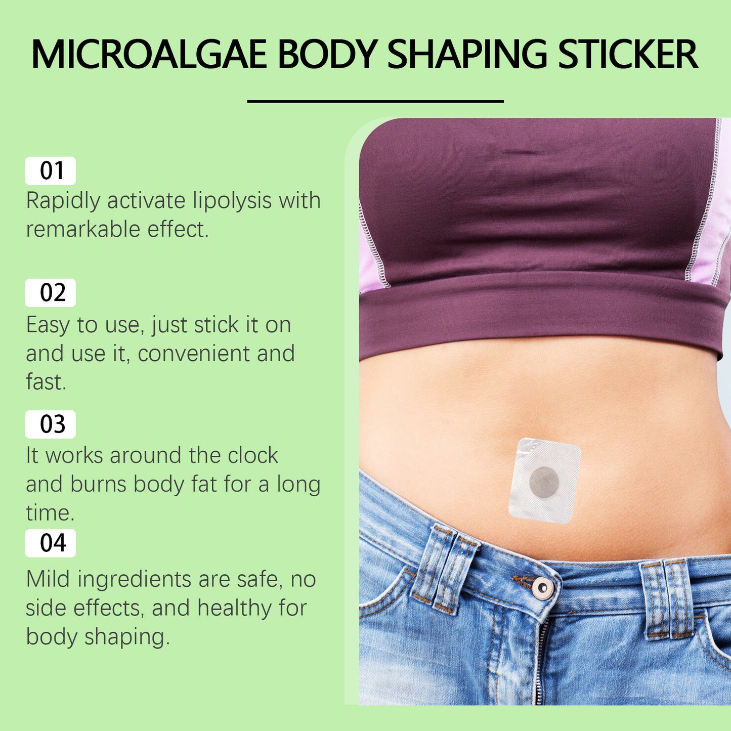 Herbal Navel Stickers Gentle Care Body Shape